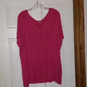 SALE...NWOT Hot Pink Swing Top🩵💜